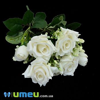 Букет троянд, 33 см, Кремовий (DIF-045817)