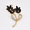 /p62447-podveska-koloski-chernie-strazi-steklyannie-37x22-mm/