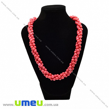 [Архів] Намиста з натурального каменю Джгут Нефрит червоний, 49 см (BUS-028710)