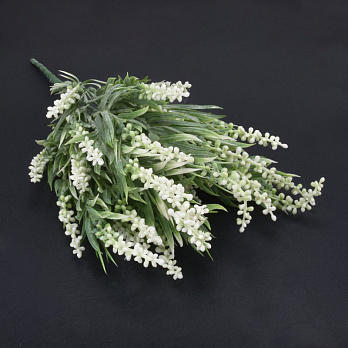 Гілка лаванди, 38 см, Біла (DIF-062152)