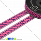 Тесьма Fantastic верёвочка, 14 мм, Розовая, 1 м (LEN-010937)