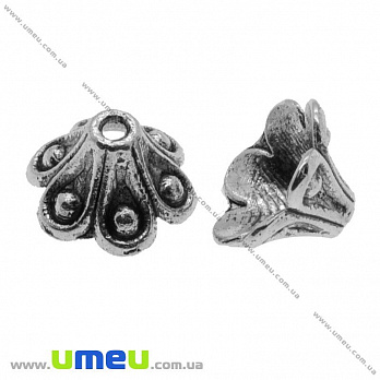 [Архів] Обіймач, Античне срібло, 10х6 мм (OBN-009245)