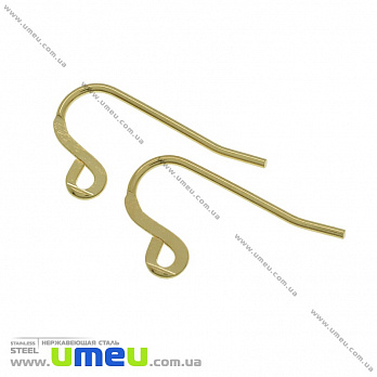 Швензи з нерж. сталі, 21х13 мм, Золото (STL-036497)
