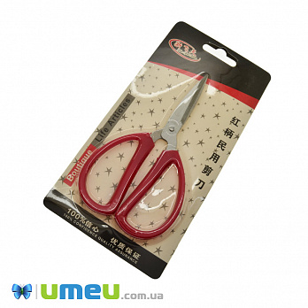 Ножиці канцелярські 15,5 см, Червоні (SEW-046842)