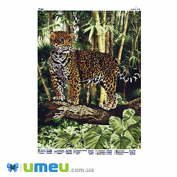 Схема для выш. бісером, Юма, Ягуар, 38х28 см (UPK-048447)
