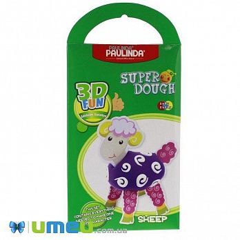 Масса для лепки Paulinda Super Dough 3D FUN Овечка (DIF-043570)