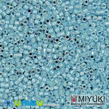 Бисер японский Miyuki Delica 11/0 DB057, Голубой, 3 г (BIS-038849)