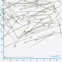 Булавки из нерж. стали, 45 мм, Темное серебро, 1 уп (20 шт) (STL-056222)