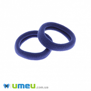 Резинка для волосся мікрофібра, 55 мм, Синя темна (OSN-041702)