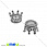 /p35071-busina-met-korona-10x7-mm-antichnoe-serebro/