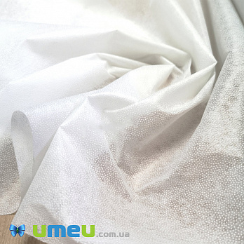 Флізелін (стабілізатор) клейовий точковий білий, 90х100 см (SXM-040707)