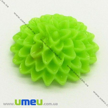 Кабошон з полімерної глини Хризантема саталовая, 15 мм (KAB-003707)