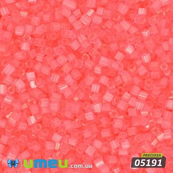 Бісер чеський Сатин 11/0, №05191, Рожевий (BIS-043782)