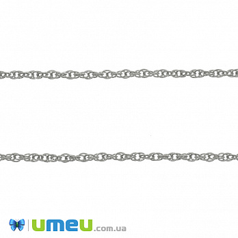 Ланцюг, Темне срібло, 2х1 мм (ZEP-040212)