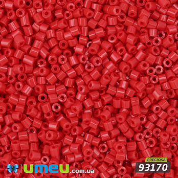Бісер чеський Рубка 11/0, №93170, Червоний натуральний (BIS-050515)