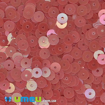 Пайетки Италия круглые плоские, 4 мм, Красные №154 Red Orientali, 3 г (PAI-039107)