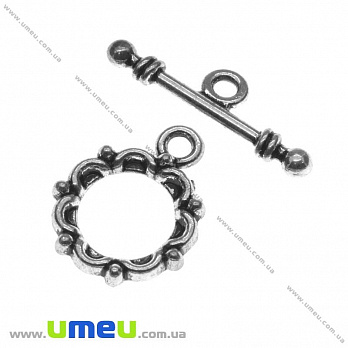 [Архів] Тогл, Античне срібло, 19х15 мм (ZAM-013531)