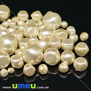 Намистини чеське скло Preciosa 92-MixVosk-Cream Kul + Tvary (BUS-036600)