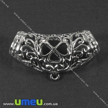 Основа для кулона Бейл, 32х18х9 мм, Темне срібло (OSN-001379)