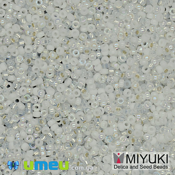 Бисер японский Miyuki круглый RR 15/0 №MIX49, Микс белый, 5 г (BIS-038832)