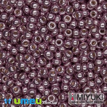 Бісер японський Miyuki круглий RR 11/0 №4218 Duracoat Galvanized, Бордовий (BIS-045709)