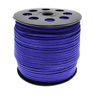 Замшевий шнур, 2,5 мм, Синій яскравий, 1м (LEN-055254)