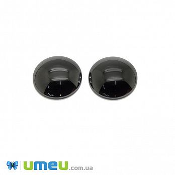 Кабошон нат. камінь Гематит (2 сорт), Круглий, 16 мм (KAB-042018)