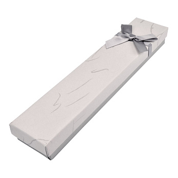 Подарункова коробочка Прямокутна, 21х4х2,5 см, Сіра (UPK-053875)