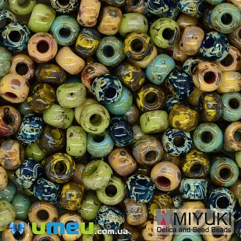 Бісер японський Miyuki круглий RR 6/0 №mix85, Різнокольоровий (BIS-046006)