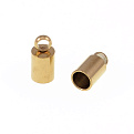 Колпачек из нержавеющей стали, 8,5х4 мм, Золото (STL-055526)