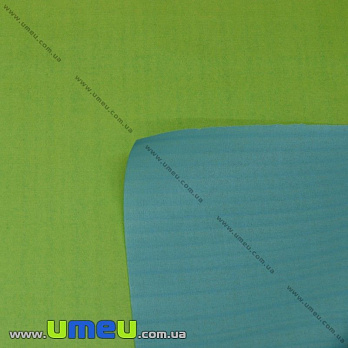 Упаковочная бумага двухсторонняя, Зеленая с голубым, 68х100 см, 1 лист (UPK-019293)