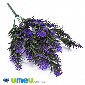 Гілка декоративна, Лаванда-шишечки, 37 см, Бузкова (DIF-048276)
