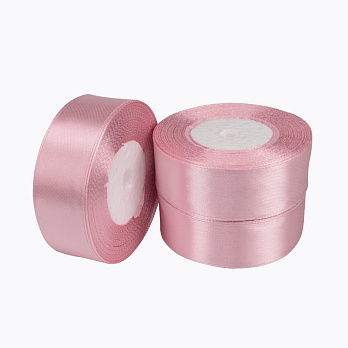Атласна стрічка, 25 мм, Пудрова (LEN-053439)