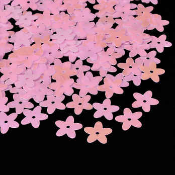 Паєтки Китай Квіти, 10 мм, Рожеві АВ (PAI-052669)