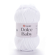 Пряжа YarnArt Dolce Baby 50 г, 85 м, Белая 741 (YAR-061630)