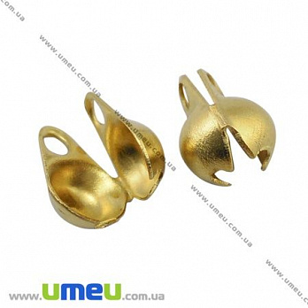 Каллоти, 6х5 мм, Золото (ZAG-000351)