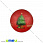 /p17687-kaboshon-stekl-s-printom-novogodnyaya-yelka-14-mm-krugliy/