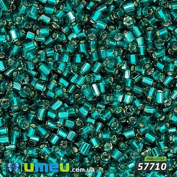 Бісер чеський Рубка 10/0, №57710, Смарагдовий блискучий (BIS-044021)