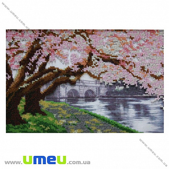 Схема для виш. бісером VDV, Сакура Т-180, 24х16 см (SXM-029205)