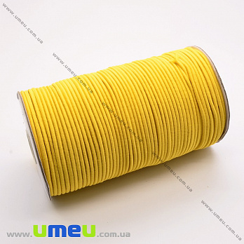 Резинка круглая, 3 мм, Желтая, 1 м (LEN-037364)