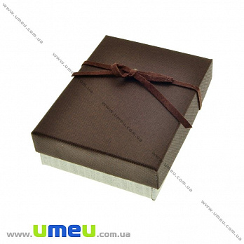 Подарочная коробочка Прямоугольная, 8,5х6,5х3 см, Коричневая, 1 шт (UPK-023121)