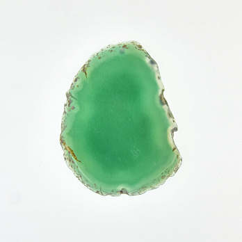 Зріз Агата, Зелений, 66х50 мм (POD-009353)
