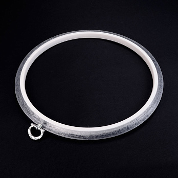 Пяльці-рамка NURGE круглі пластикові 20,5 см, Прозорі (MUL-055582)