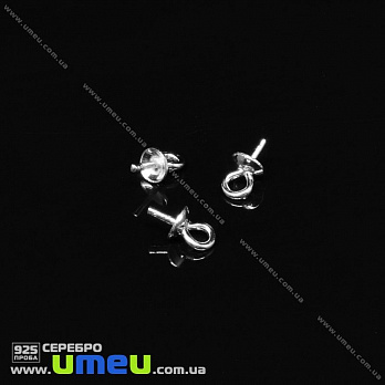 Штифт під клей Срібло (925 проба), 6х3 мм (SER-031561)