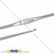 Гачок для в'язання сталевий Tulip (Японія), 1,7 мм, 1 шт (YAR-023458)