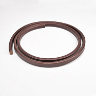 Кожаный шнур пресованный, 10х6 мм, Коричневый (LEN-058979) Кожаный шнур пресованный, 10х6 мм, Коричневый (LEN-058979)