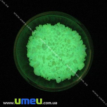 Фосфоресцентная крошка зеленого свечения, 1 г (DIF-006791)