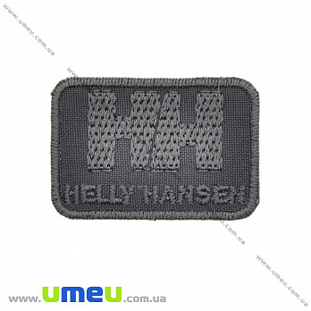 Термоаппликация Helly Hansen, 5х3,5 см, Серая, 1 шт (APL-024713)