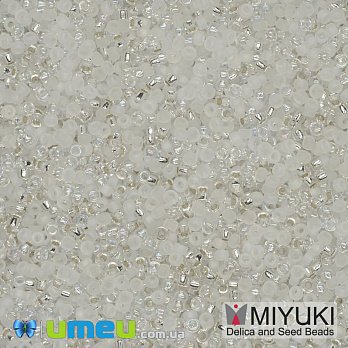 Бісер японський Miyuki круглий RR 15/0 №MIX48, Мікс білий (BIS-040550)