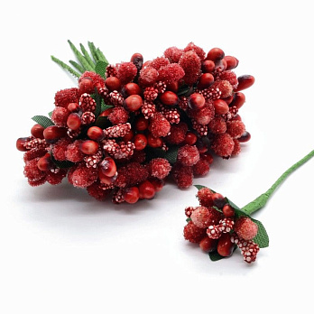 Тычинки на проволоке, Красные (DIF-015432)